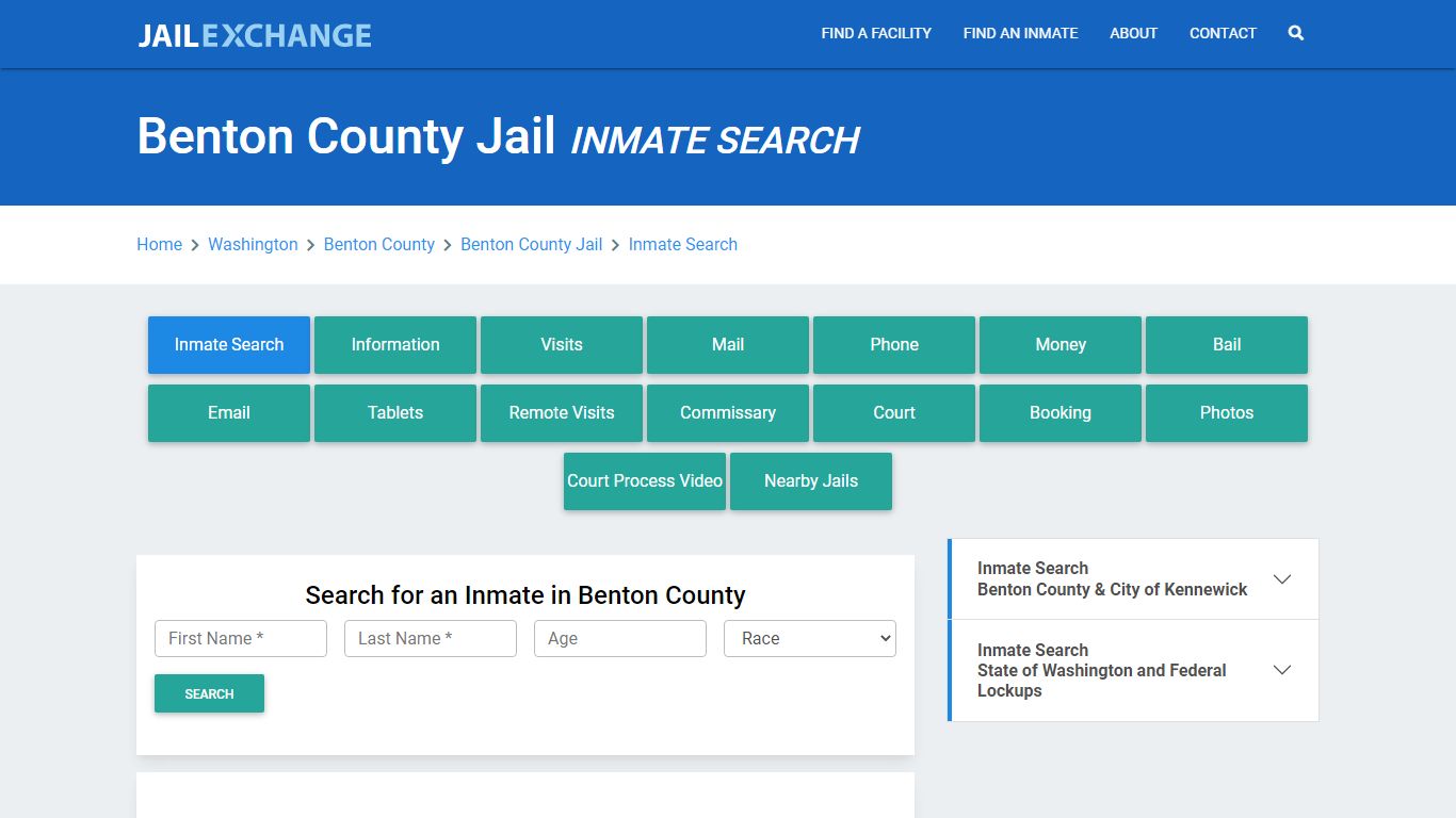 Benton County Jail, WA Inmate Search: Roster & Mugshots