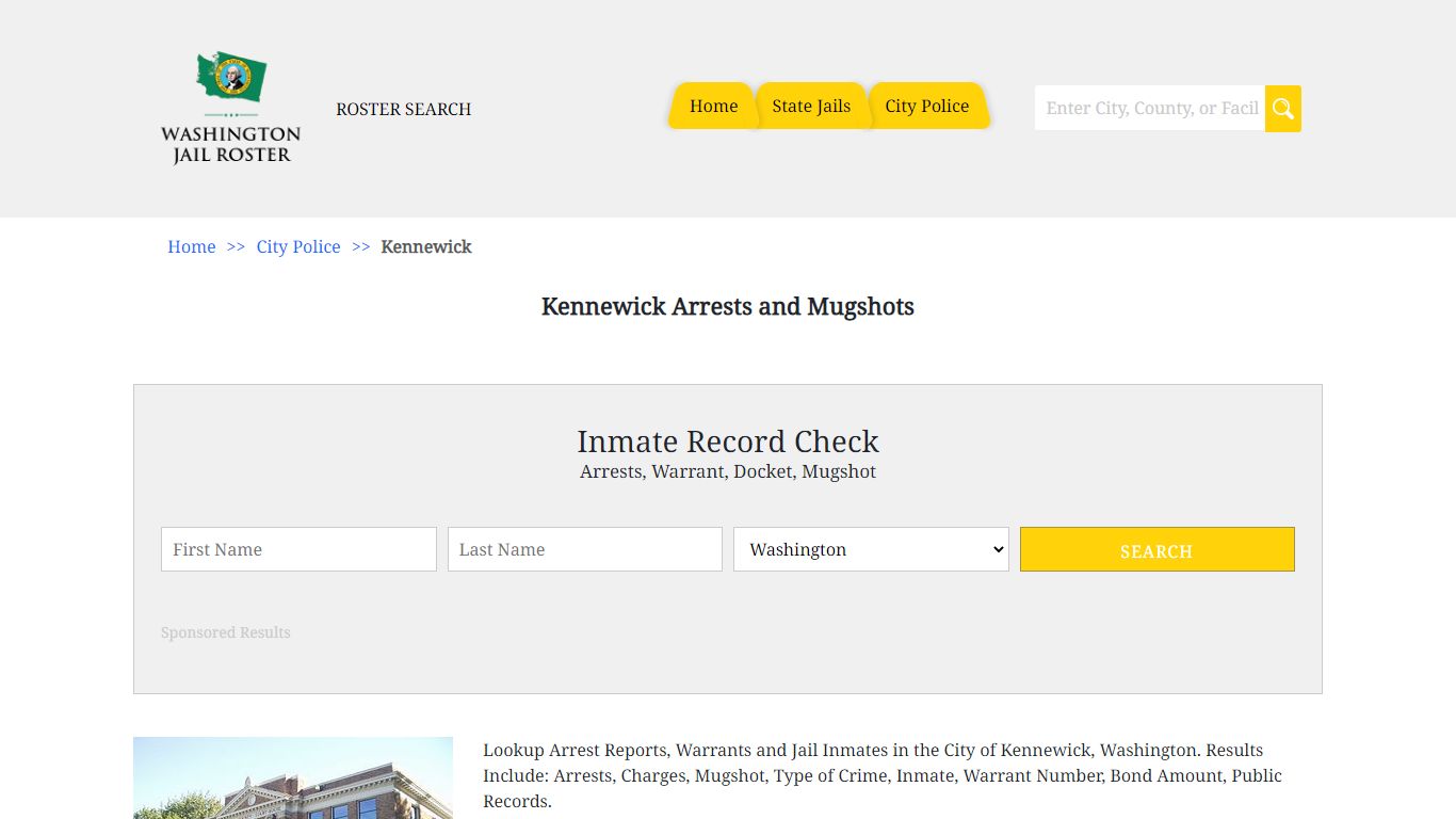 Kennewick Arrests and Mugshots - Jail Roster Search